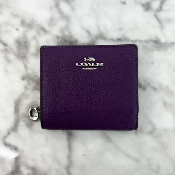 ❗️Sold❗️Coach Purple Small Town Bucket Bag Crossbody Shoulder Bag & Snap Wallet - Picture 11 of 16